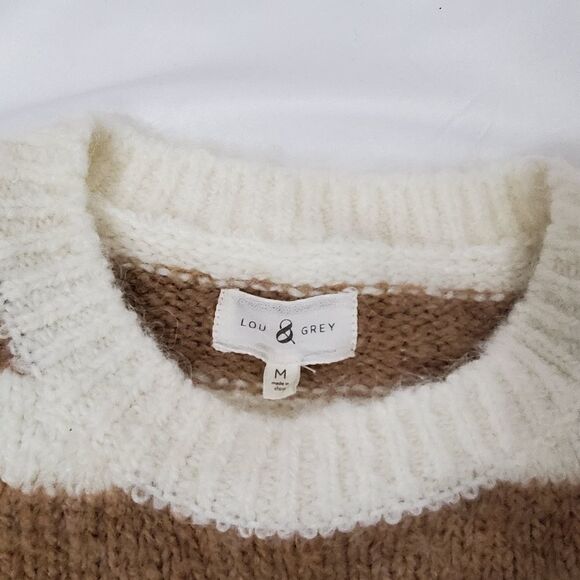 Lou + Grey Stripe Oversized Sweater - Picture 4 of 10